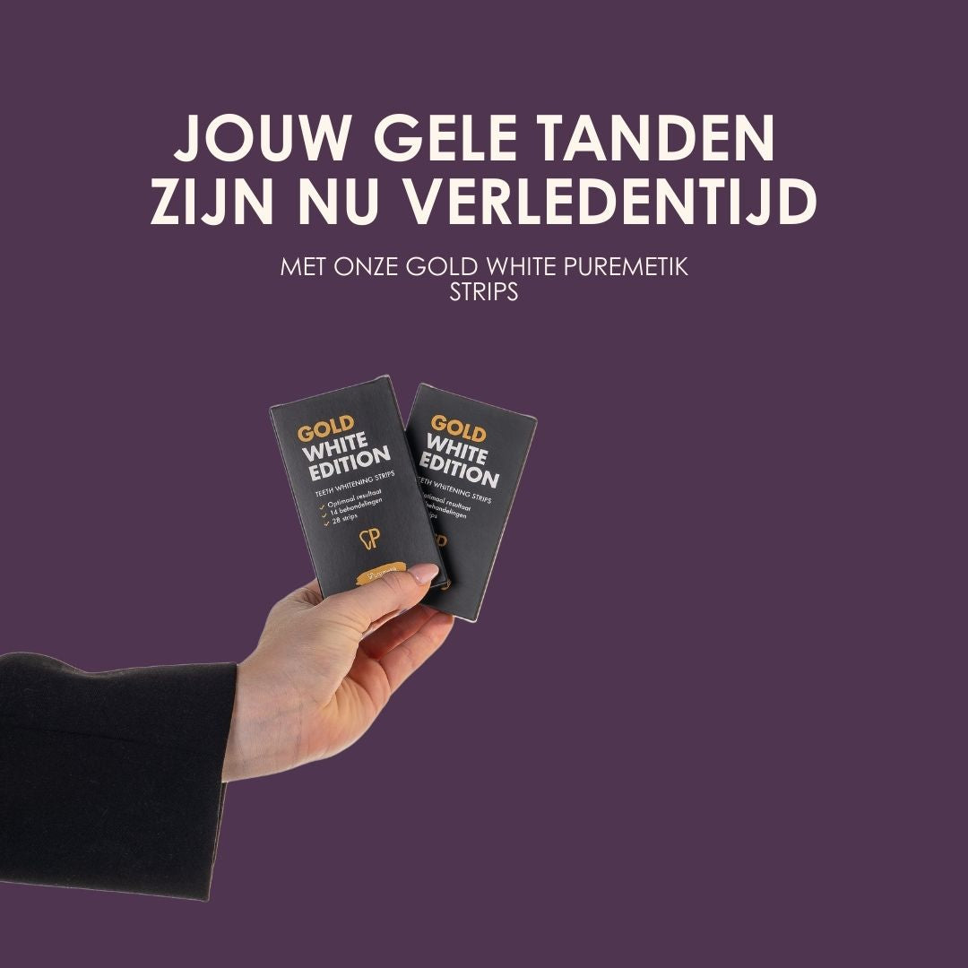 Gele tanden verleden tijd – Ontdek de Puremetik Whitening Strips