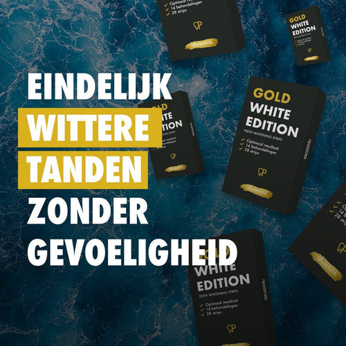 Thuis tanden bleken: de voordelen van Gold White Whitening Strips